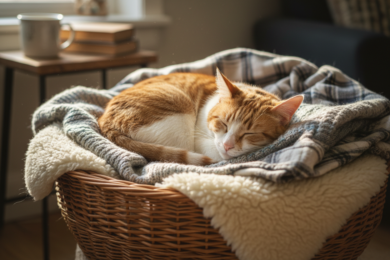 Wo und wie schlafen Katzen am liebsten? – Design by Seefalke