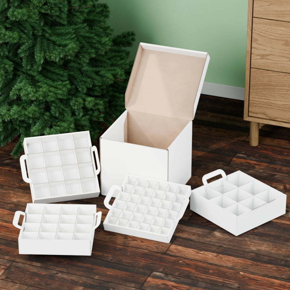 Weihnachtskugel-Sortierbox