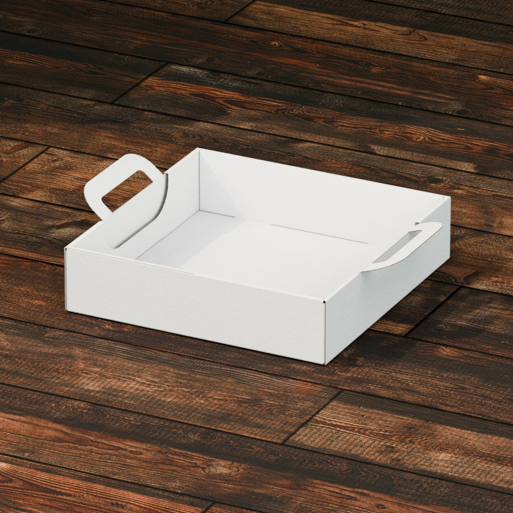 Einsatz mit 60 mm Höhe braun Seitenansicht - Sortierbox System Made in Germany