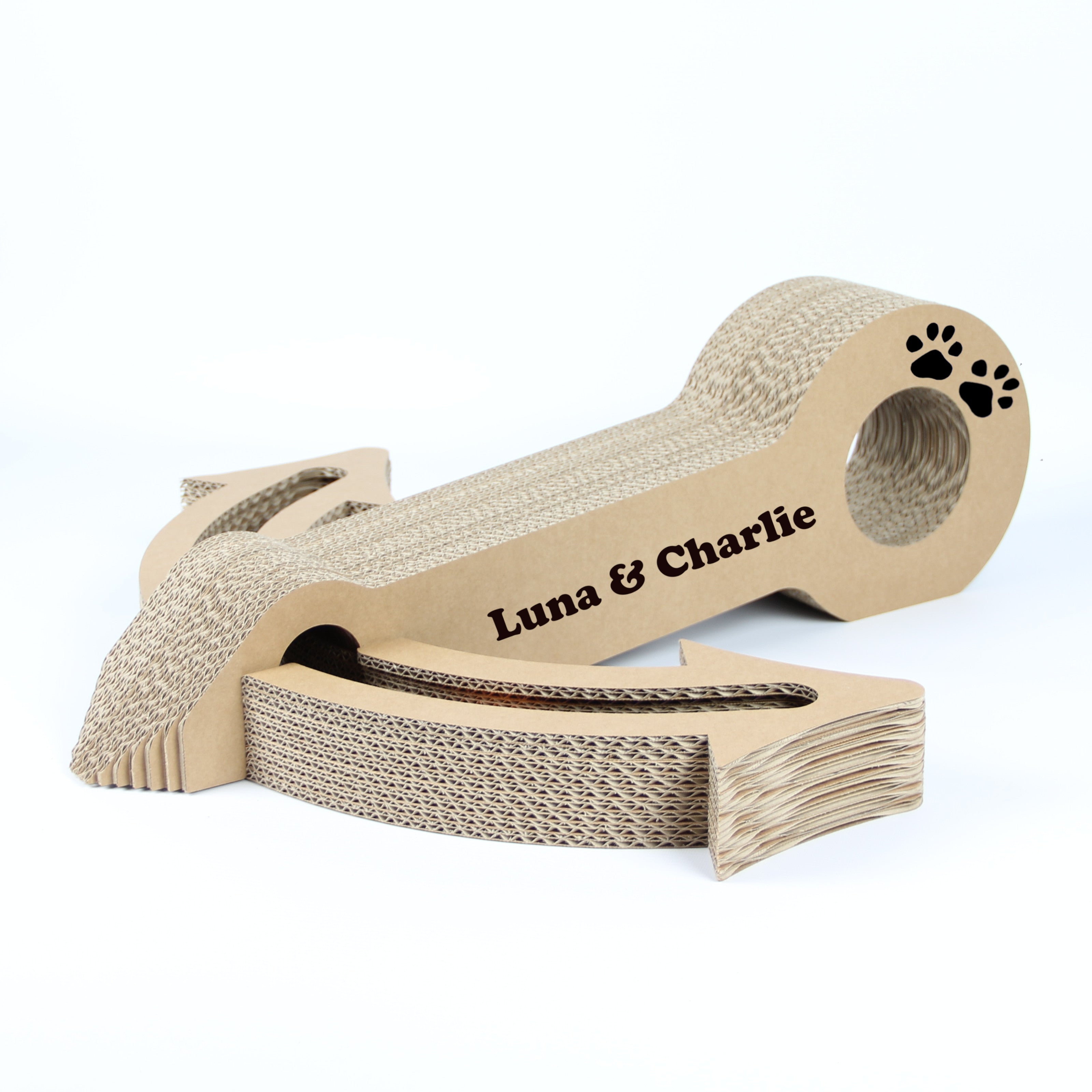 Katzenanker Detailansicht - Wellpappe Kratzmöbel Made in Germany