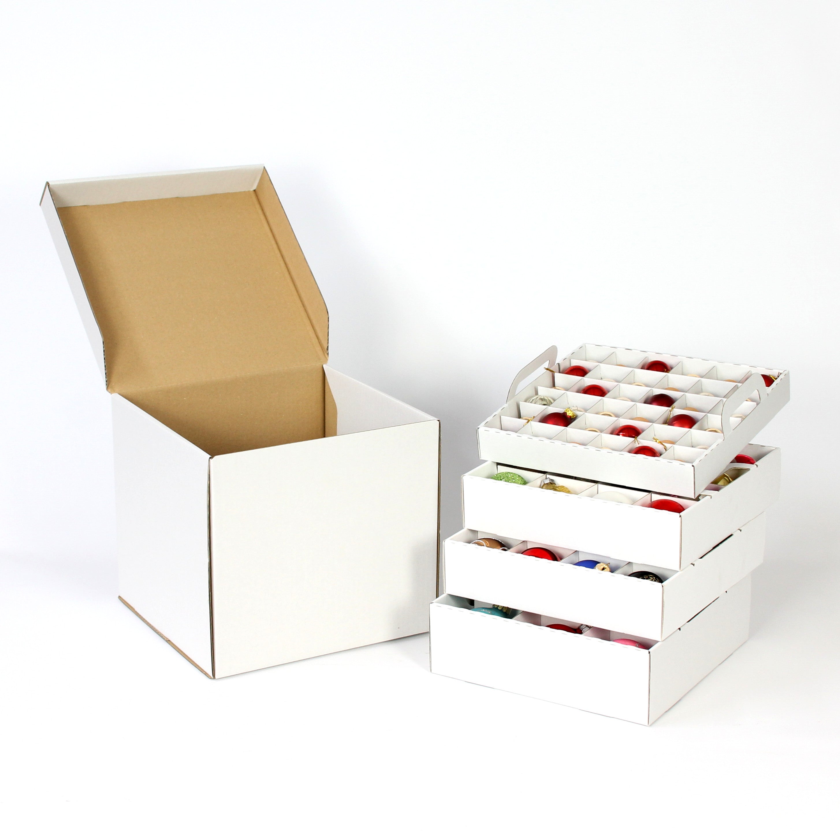 Weihnachtskugel-Sortierbox Mix-Box komplett - Made in Germany