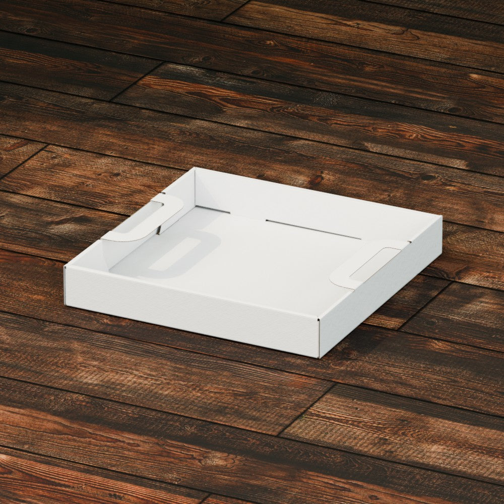 Einsatz mit 40 mm Höhe braun Seitenansicht - Sortierbox System
