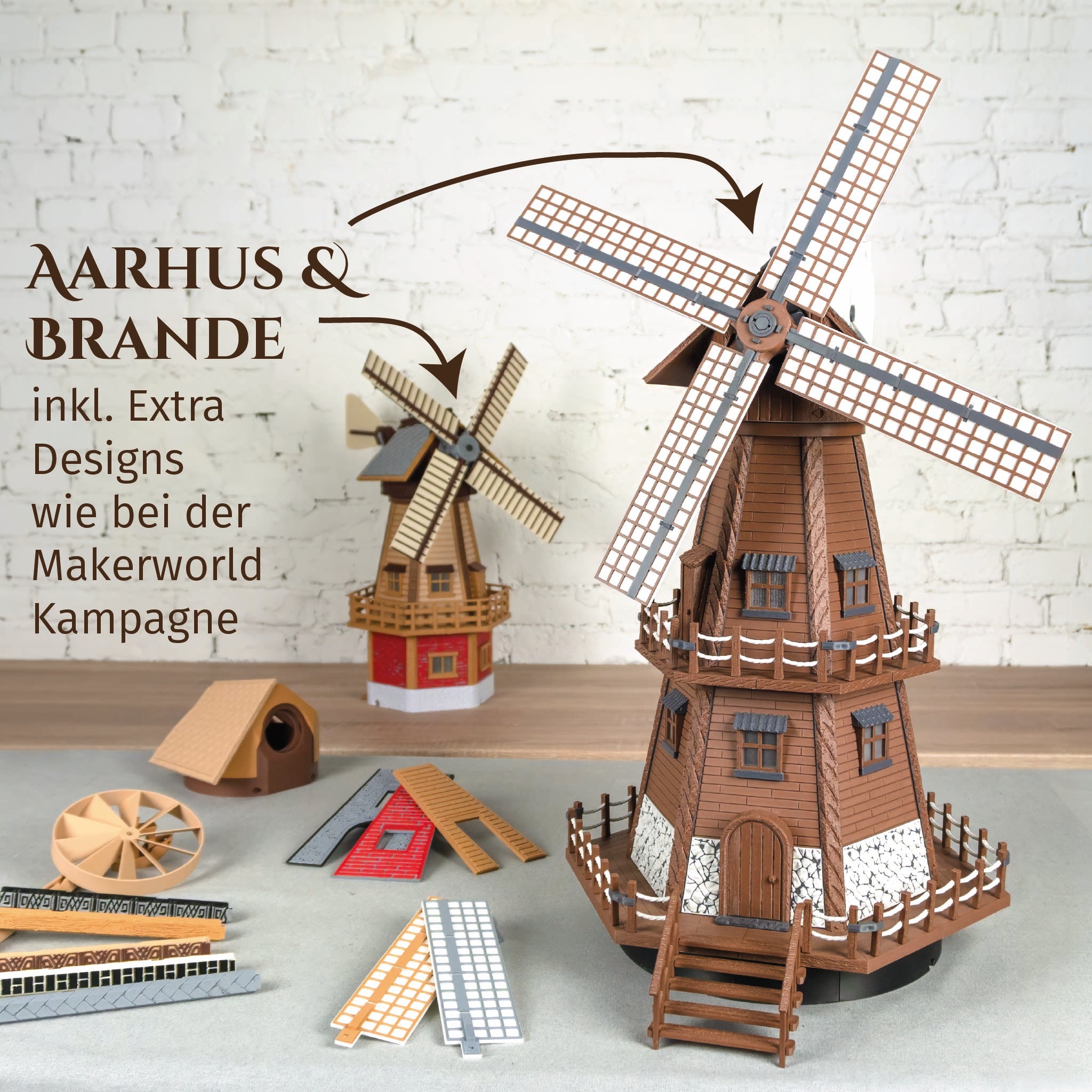 Jutland Mill – Modulares mechanisches 3D-Druck System als STL Download
