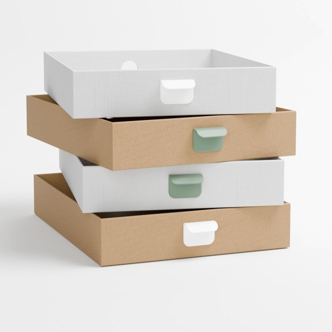 KUBBY Schubladengriff aus Bio-Kunststoff - Zubehör für Kallax Einsätze