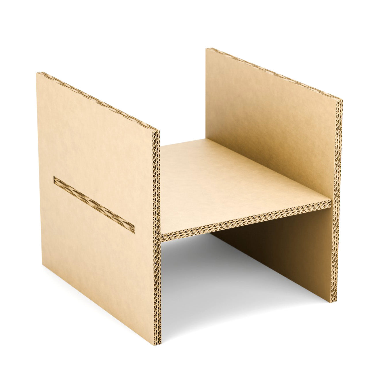 KUBBY 2er Einsatz für IKEA Kallax Regal - Wellpappe Organizer mit 1 Einlegeboden