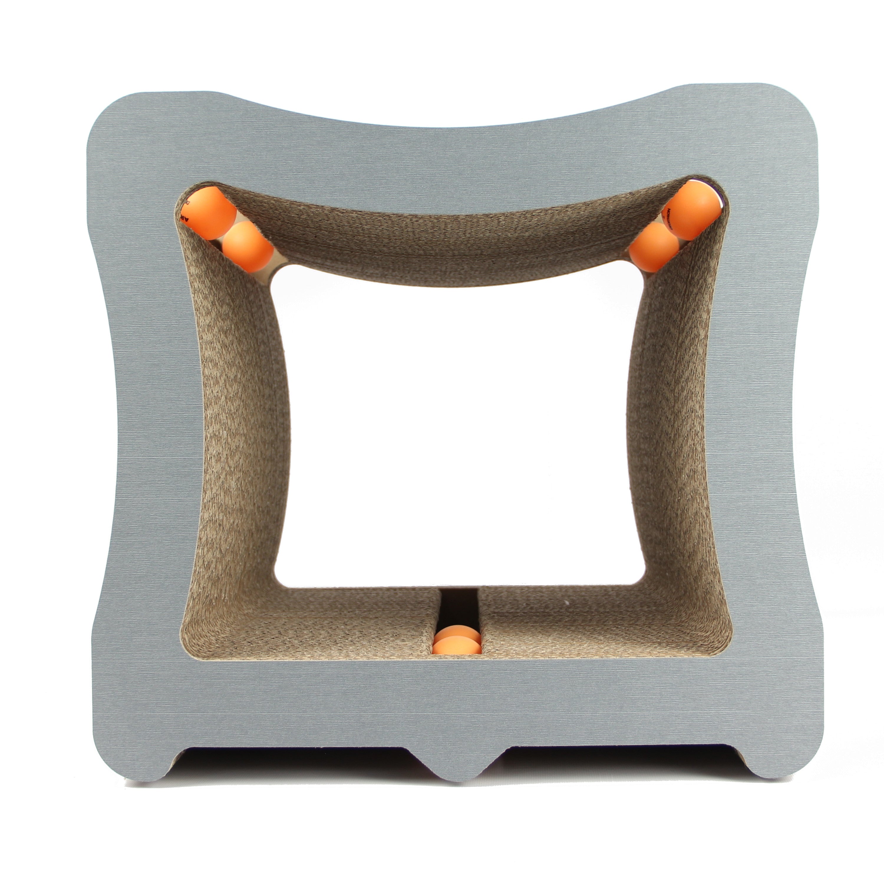 Katzenhöhle aus Wellpappe - Kratzmöbel mit Spielmöglichkeiten Made in Germany