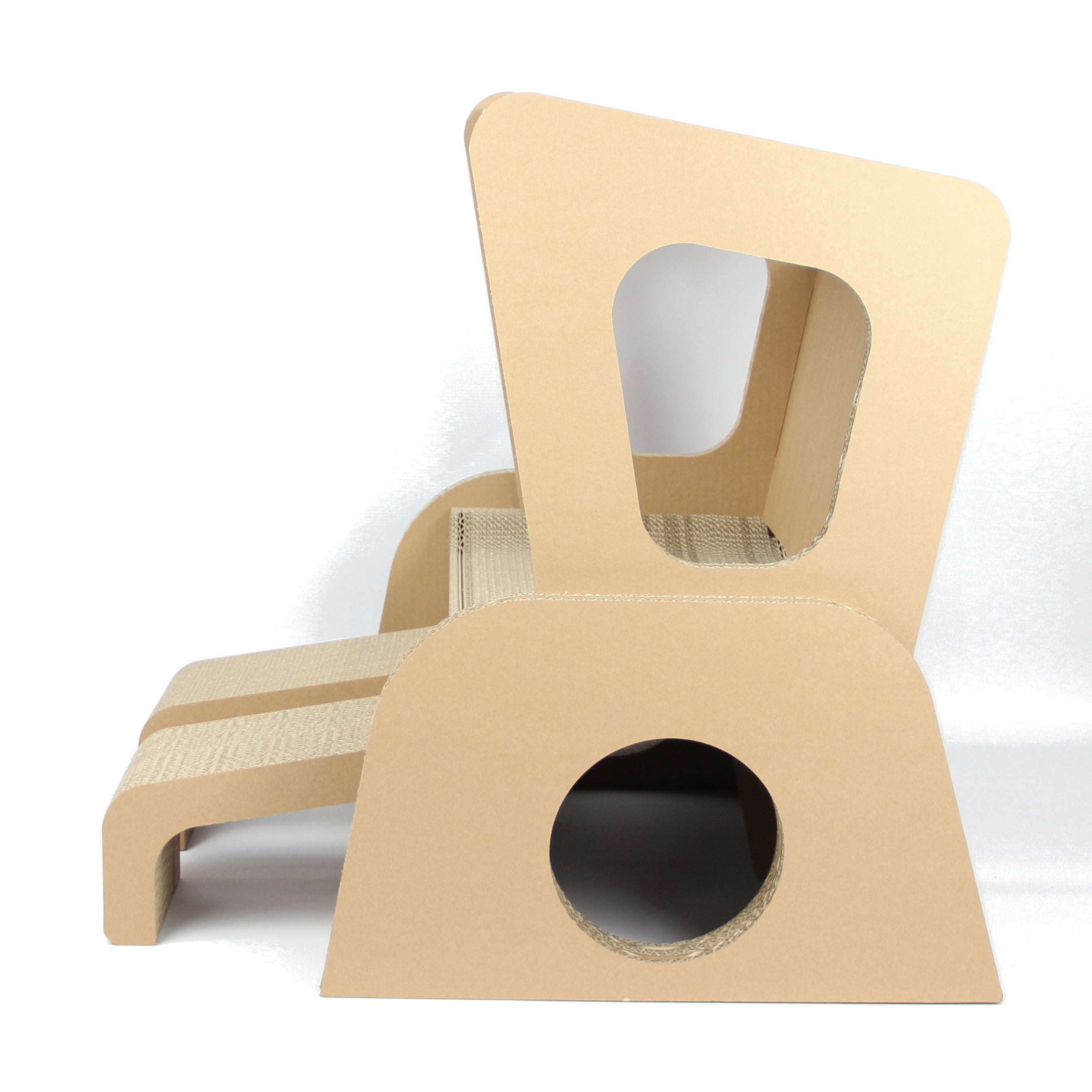 Katzenstrandkorb Detailansicht - Kratzmöbel für Katzen Made in Germany