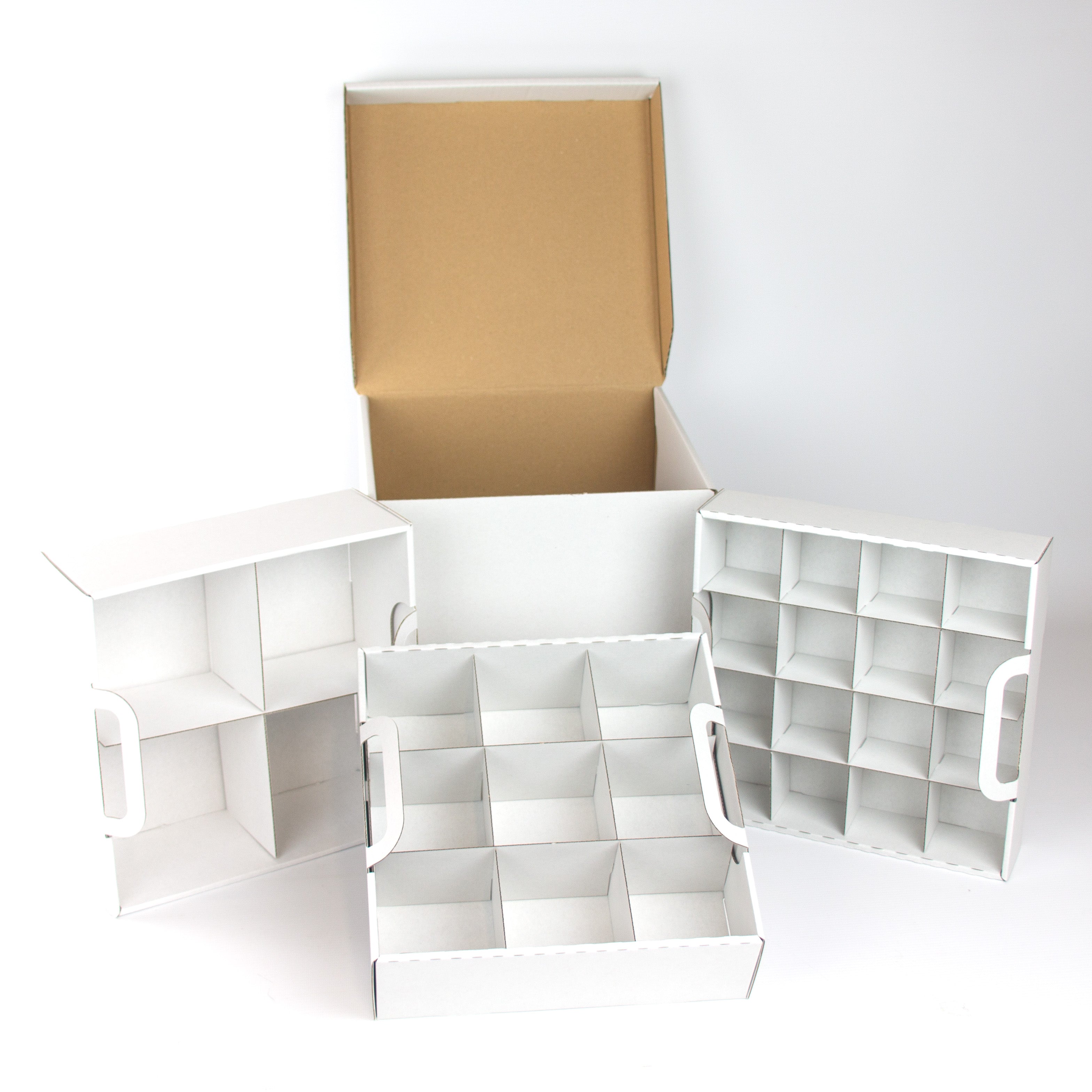 unsere Max-Box - 3 Einsätze und ein Umkarton